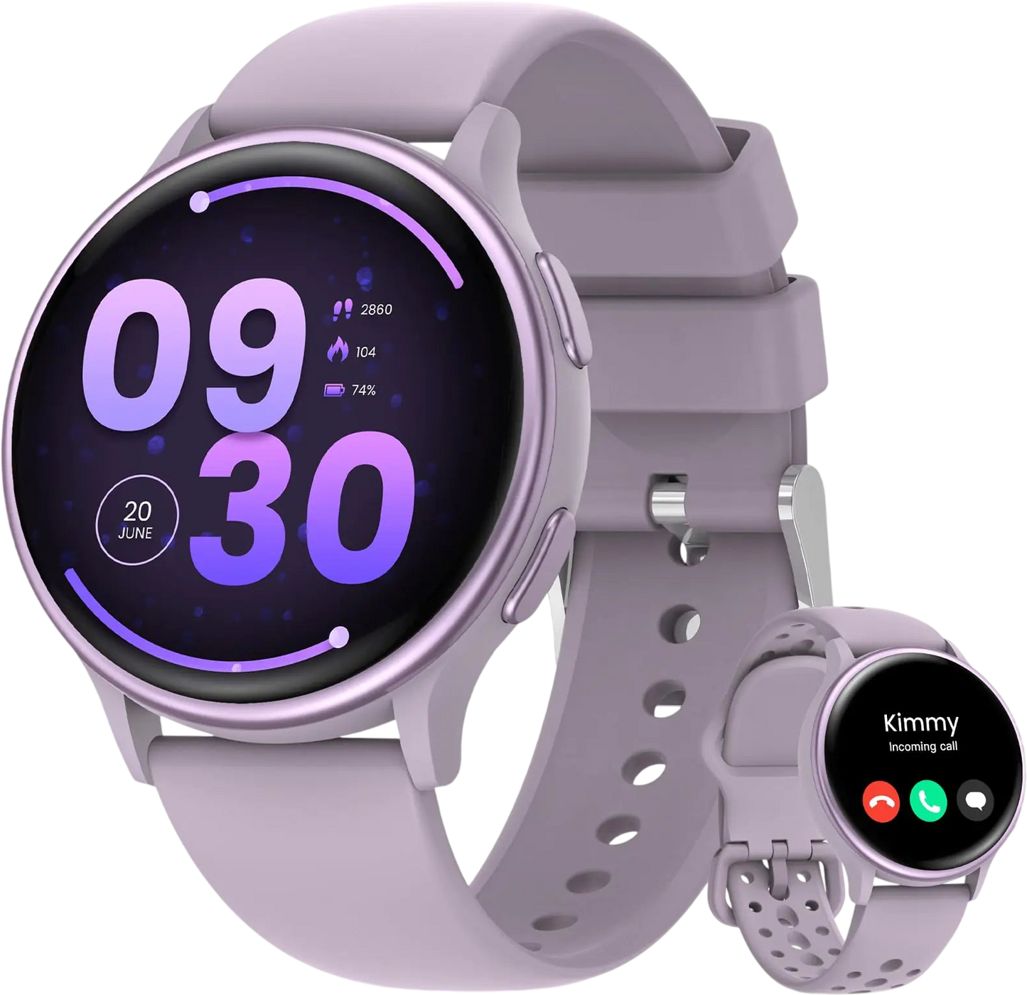 Smart Watches for Women [Gifts for Women/Calls/Answer] 1.27" Smart Watches for Android Phones＆ iPhone Compatible 24/7 Fitness Watches for Women with Heart Rate/Sleep Monitor/Steps Monitor/Pedometer
