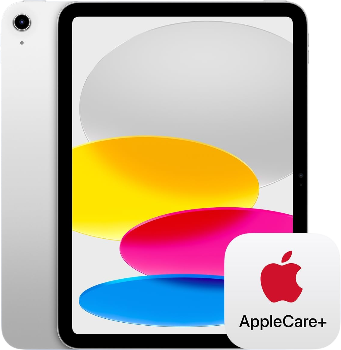 Apple iPad 11-inch: A16 chip, 11-inch Model, Liquid Retina Display, 256GB, Wi-Fi 6, 12MP Front/12MP Back Camera, Touch ID, All-Day Battery Life — Silver with AppleCare+ (2 Years)