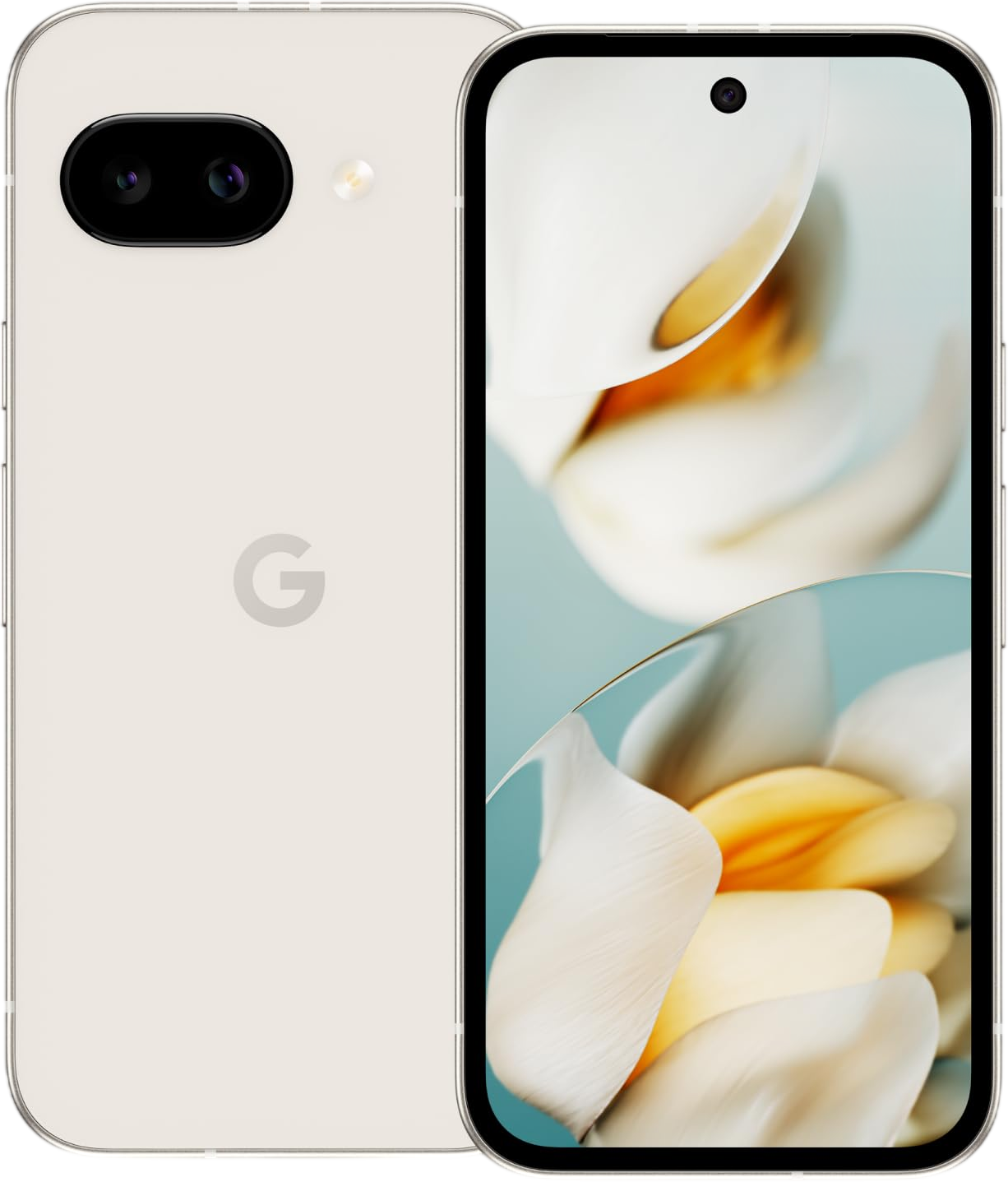 Google Pixel 9a with Gemini - Unlocked Android Smartphone with Incredible Camera and AI Photo Editing, All-Day Battery, and Powerful Security - Porcelain - 128 GB