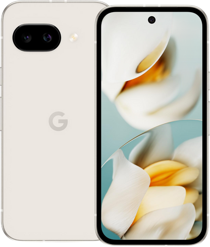 Google Pixel 9a with Gemini - Unlocked Android Smartphone with Incredible Camera and AI Photo Editing, All-Day Battery, and Powerful Security - Porcelain - 128 GB