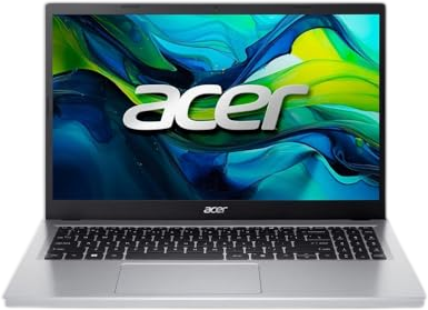 acer Aspire Go 15 AI Ready Laptop | 15.6" FHD (1920 x 1080) IPS Display | Intel Core 3 Processor N355 | Intel Graphics | 8GB DDR5 | 128GB UFS | Wi-Fi 6 | Windows 11 Home in S Mode | AG15-32P-39R2