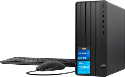 HP Pro Tower 290 G9 Business Desktop, 13th Gen Intel 4-Core Processor (Beats Core i7-9700), 16GB RAM, 256GB PCIe SSD + 1TB HDD, 2-Monitor Support 4K, HDMI, VGA, Wi-Fi, Windows 11 Pro