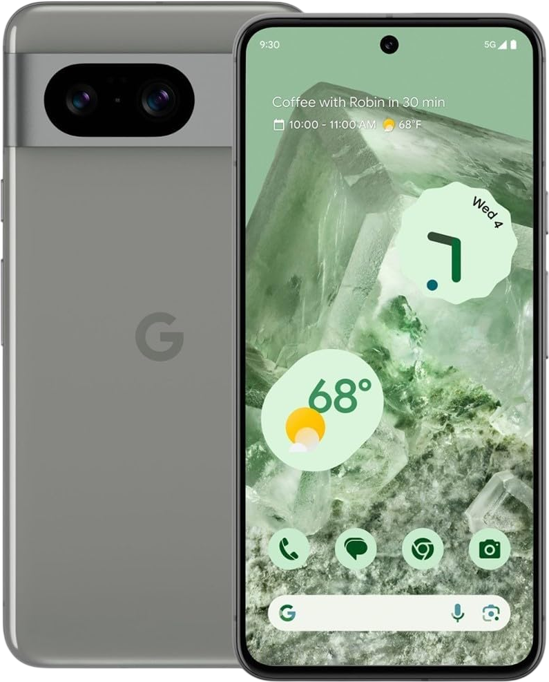 Google Pixel 8 5G, US Version, 128GB, Hazel - Unlocked (Renewed Premium)