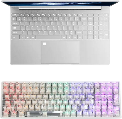 K10 Mechanical Gaming Keyboard with Transparent Keycaps