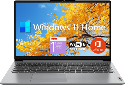 New Lenovo IdeaPad 1 Student Laptop, 15.6