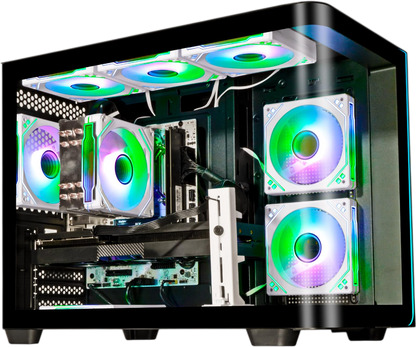 LXZ Gaming PC Desktop Computer, Core i9-13900HX, GeForce RTX 5060, 32GB DDR5 RAM, 1TB NVMe 3.0 SSD, Wi-Fi 6-4K 8K VR Ready Gaming & Streaming PC for Gamers & Creators