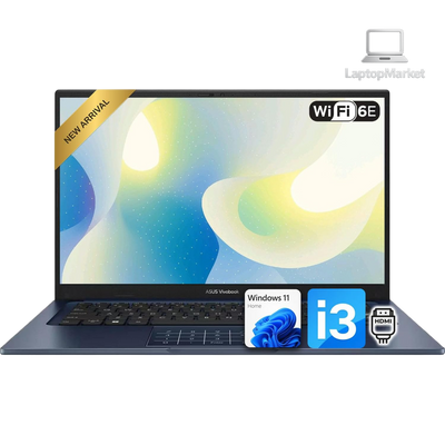 Customized ASUS Vivobook 14 FHD Laptop | Intel 13th Core i3, Up to 4.5GHz | 8/12/16/24/40GB DDR4 RAM | 256GB/512GB/1TB/2TB/4TB PCIe SSD | Win 11 | Wi-Fi 6E | HDMI | NumberPad | Thin & Light  1 year warranty