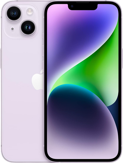 Apple iPhone 14, 128GB, Purple - Unlocked (Renewed)