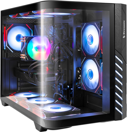 HERB GARDEN USA Liquid Cooling Gaming PC Desktop,12th Gen i7-12700KF, GeForce RTX 4060 8GB Graphics, 32GB DDR4 RGB RAM, 1TB NVMe SSD, 800W Power Supply, Windows 11 Pro,Plug and Play Desktop Computer