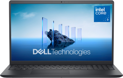 Dell 15 Laptop DC15250-15.6-inch FHD 120Hz Display, Intel Core 3 Processor 100U Processor, 8GB DDR4 RAM, 512GB SSD, Intel UHD Graphics, Windows 11 Home, Onsite Service - Carbon Black