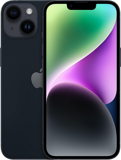 Apple iPhone 14, 256GB, Midnight - Unlocked (Renewed)