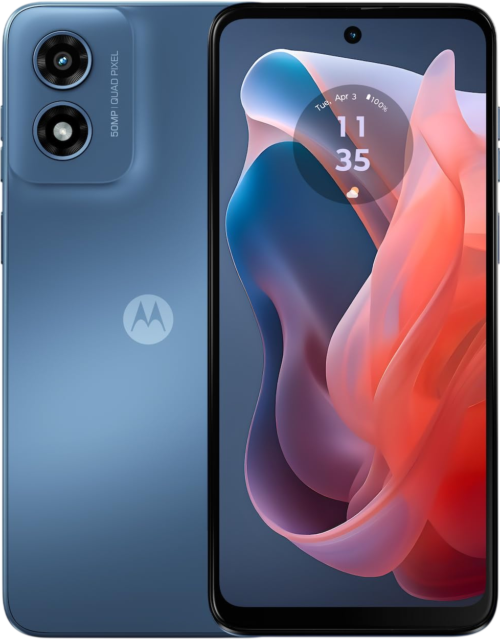 Motorola Moto G Play | 2024 | Unlocked | Made for US 4/64GB | 50MP Camera | Sapphire Blue