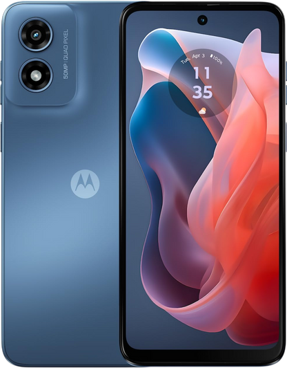Motorola Moto G Play | 2024 | Unlocked | Made for US 4/64GB | 50MP Camera | Sapphire Blue