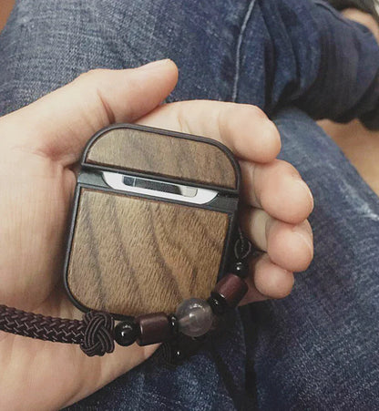 Wooden AirPods Case for 12th Generation Headphones