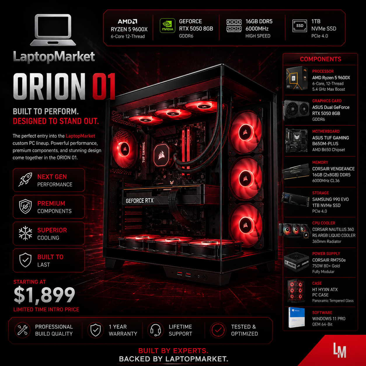 Orion O1 custom PC